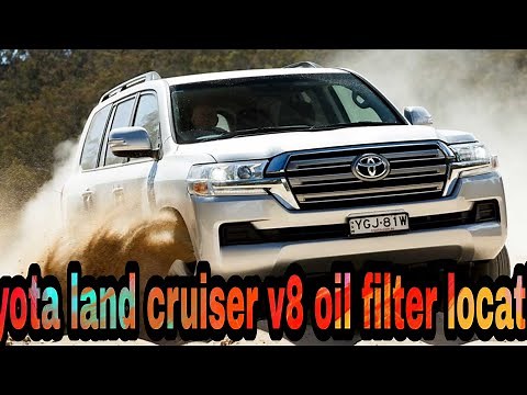Toyota land cruiser v8 oil filter location