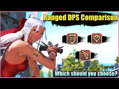 FFXIV Range Comparison Guide Endwalker | Bard, Machinist and Dancer