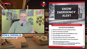 Tony Mondaro joins Kevin to discuss the pending snow storm Saturday, Jan. 24, at 1 p.m ET. Be sure to join us live — or on the podcast after — for the most accurate forecast you’ll get anywhere. | The Observer