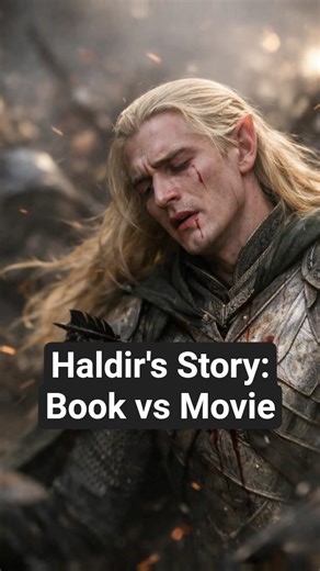 Haldir's Story: Book vs Movie Explained #shorts #lordoftherings #middleearth