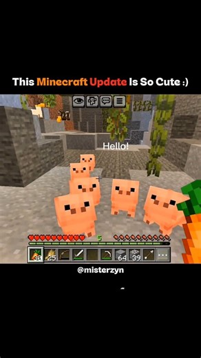 Minecraft’s Cutest Update Went Dark 💀 | MisterZyn #shorts