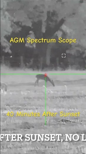 AGM SPECTRUM SCOPE Test - 40 Minutes After Sunset