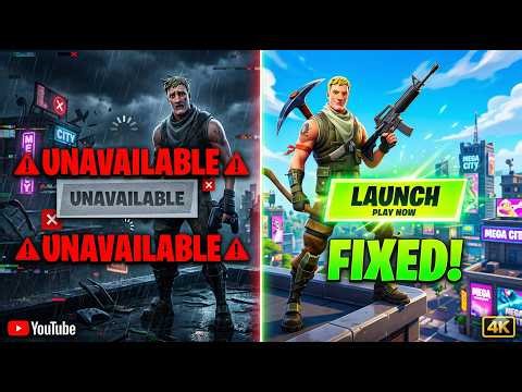 How to Fix Fortnite Unavailable Error in Epic Games Launcher ✅