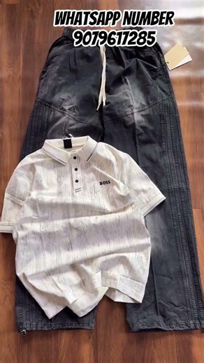 Men's Collar T-Shirt with Lower Set 👕 | Stylish Co-Ord Outfit | Casual Wear 2026 #shorts #viral