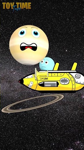 Planet Uranus Honks His Rocket… and scares the SUN! #shorts 😂🚀