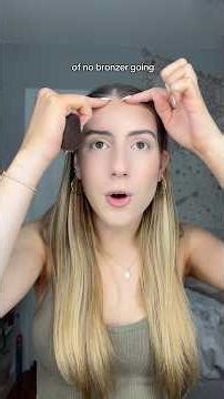 How to use bronzer! An easy makeup tutorial🤭 #makeuptutorial #makeuphack #beginnermakeup #grwm