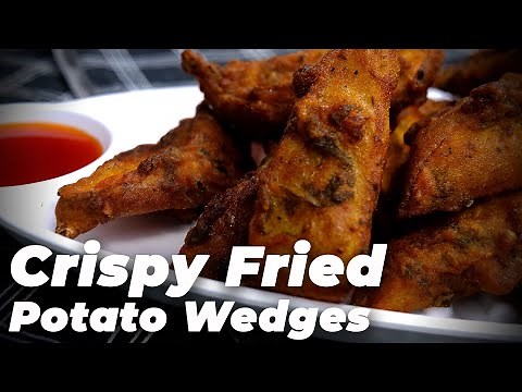 Potato Wedges Recipe | Deep Fried Potato Wedges