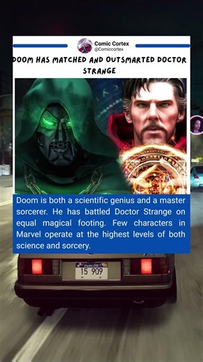 Dr doom has matched and outsmarted doctor strange #mcu #drdoom