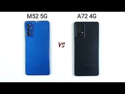 Samsung M52 5G vs Samsung A72 | SPEED TEST