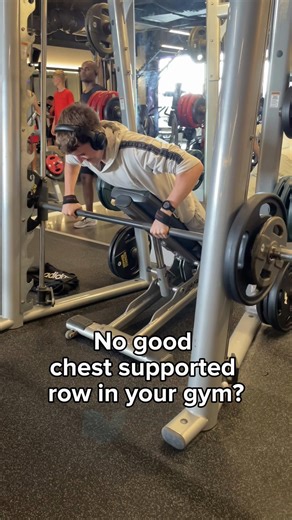 Smith machine chest supported row tutorial.