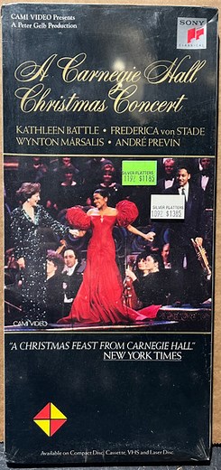 Kathleen Battle - Frederica von Stade - Wynton Marsalis - André Previn - A Carnegie Hall Christmas Concert