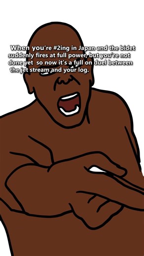 Duel with your bidet #toilet #animation #bidet