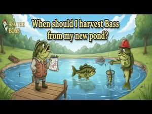 When to Harvest Bass From a New Pond - Ask The Boss