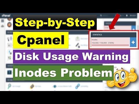 Cpanel - Disk Usage Warning & Inodes Problem |How to Reduce or Control [Urdu/Hindi/English Captions]