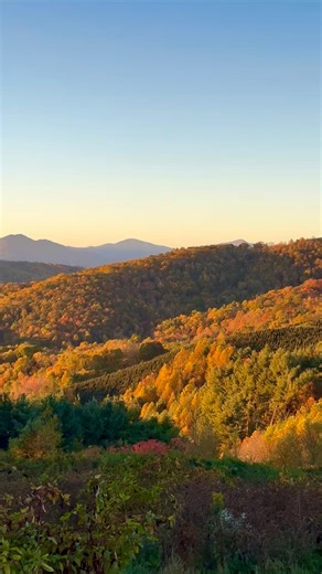 The High Country glows, and Ashe County shows—loving every day here in West Jefferson 🍂 | West Jefferson Hotel
