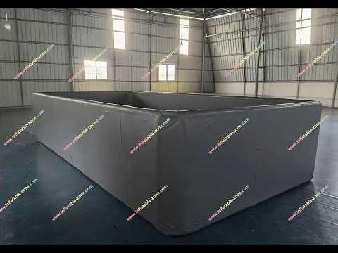 Portable Inflatable Swimming Pool Large Rectangular Inflatable Pool Fun Pool Bar For Backyard