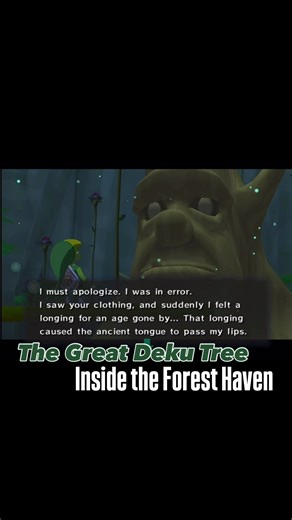 Izzi on Instagram: "Considered to be the grown-up version of the Deku Tree Sprout from Ocarina of Time. After Link clears the Forest Temple in OoT, the sprout appears, and Hyrule Historia confirms this new tree descends from that same sprout, surviving the flood to become the guardian of the Koroks in the Forest Haven! #zelda #windwaker #dekutree #foresthaven #koroks"
