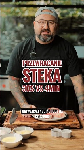 Przewracanie steka co 30s VS 4min 🥩