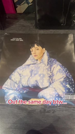 Oop….👀#lilyallen #westendgirl #lilyallentok #strangerthings #strangerthings5 #strangerthingsseason5 #davidharbor #vinyl #soundtrack #80sthrowback