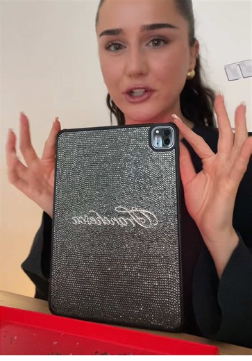 DIY Rhinestone Bust Down iPad Case Project