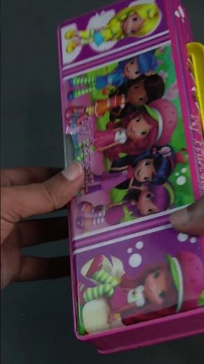 Magnetic Jumbo Pencil Box With 6 Buttons