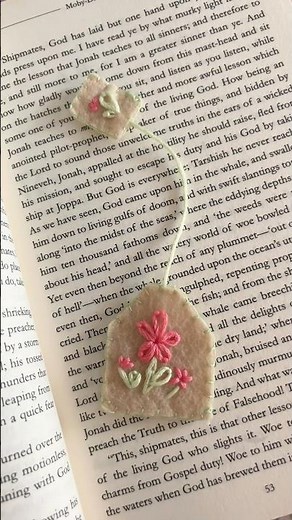 🌸 diy tea bag bookmark using felt paper! enjoyed making this yipee #diy #feltdiy #bookmark #teabag