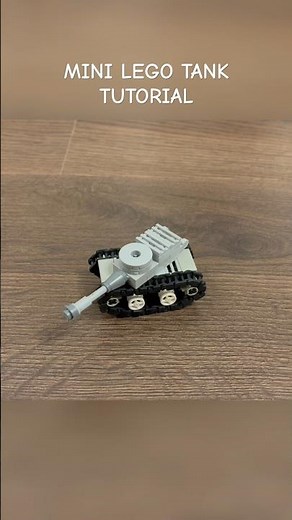Mini LEGO Tank Tutorial ‪@Mini.Brick.Society‬
