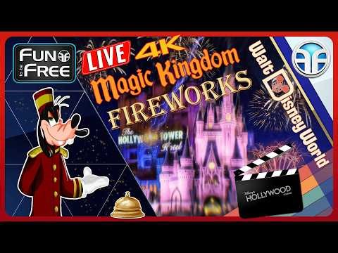 🔴 Walt Disney World: 4K Walking Tour – Magic Kingdom & Tower of Terror