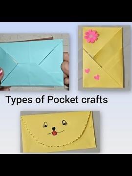 ✨ DIY 3 Pocket Papercraft in One Video | Easy & Creative Paper Craft Ideas ✨