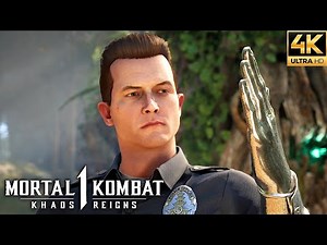 Mortal Kombat 1 - T-1000 All Fatalities, Brutalities, Gear, Intros, Ending & More (4K 60FPS)