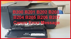 Canon Printer error B200 B201 B202 B203 B204 B205 B206 B207