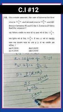 Compound Interest Tricks in Just 5 Minutes! | Shortcut for Competitive Exams