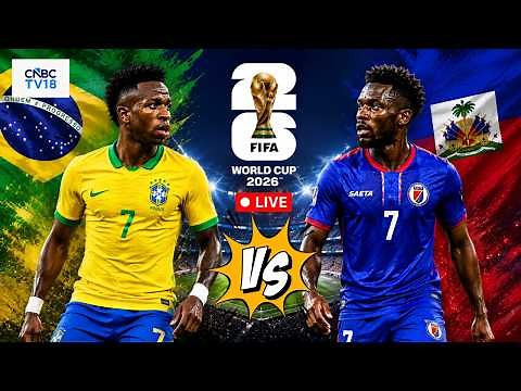 🔴Brazil vs Haiti LIVE: FIFA World Cup 2026 | Brazil vs Haiti Match LIVE | Vinicius Junior | N18G
