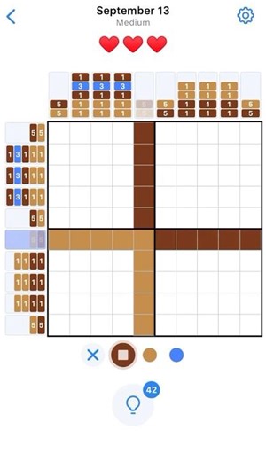 Nonogram Color 10x10 Super easy! #shorts #games #braingames #logicpuzzles #nonogram #brainlearning