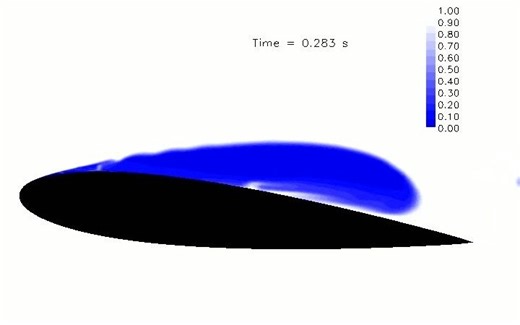 【OpenFOAM学习】二维 水翼翼型 空化流动 空泡 自适应网格 直角网格 数值模拟 云图 CFD 视频 教程