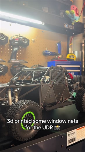 3D Printing Window Nets for Traxxas UDR RC Car