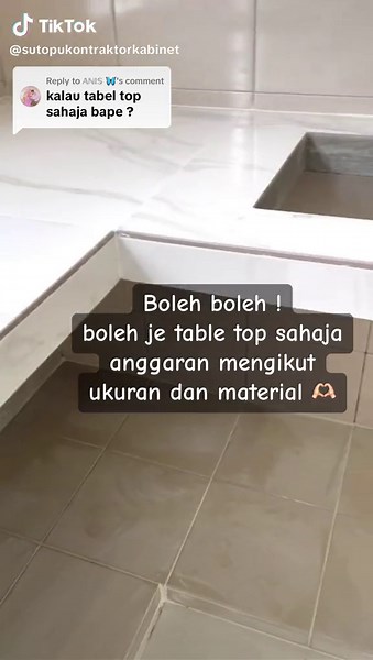 Affordable and Customizable Table Tops for Your Kitchen Cabinet