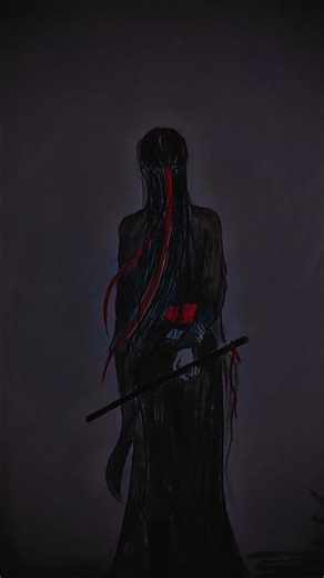 Tried drawing Wei Ying (Wei Wuxian) from The Untamed 🖤 Not perfect, but made with love & practice