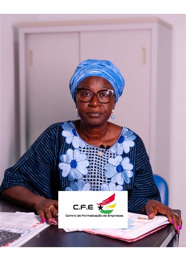 A nossa delegada de imigração e fronteiras aqui no CFE #legalizacaodeempresas #formalizacaodeempresas #guinebissau #cfegb