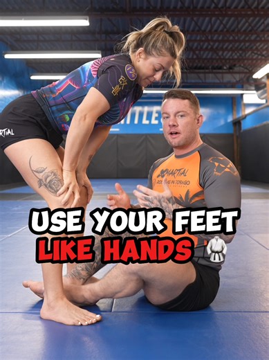 How well do you use your feet in Jiu-Jitsu? 🤔🥋 | jiu jitsu