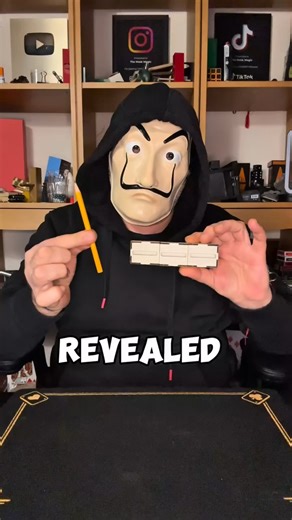 ZIG ZAG PENCIL 🪄 MAGIC TRICK REVEALED #tricks #magic #funny #funnymagic | The Mask Magic