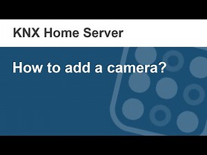 How to add a camera to a project in i3 KNX?