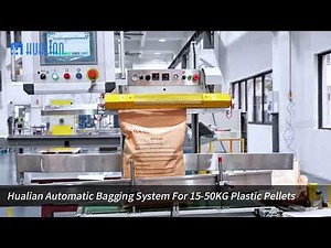 Hualian Automatic Bagging System For 15-50KG Plastic Pellets