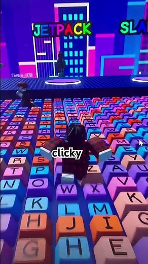 Clicky keyboard tower