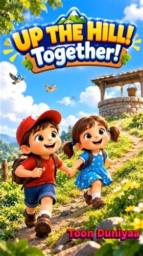Jack and Jill Nursery Rhyme 🪣 | Learn Kindness & Teamwork! | Toon Duniyaa Kids