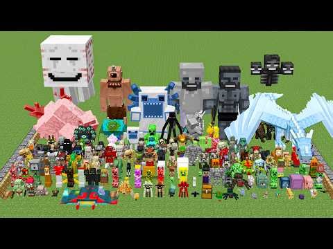 all minecraft mobs x1000 combined
