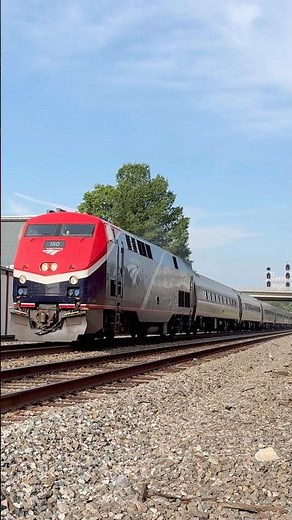 Phase 7 P42 180 leads Amtrak Carolinian 80 into Greensboro NC