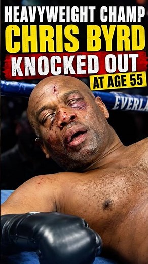 Heavyweight Champ Chris Byrd gets Brain Damage from getting Knocked Out