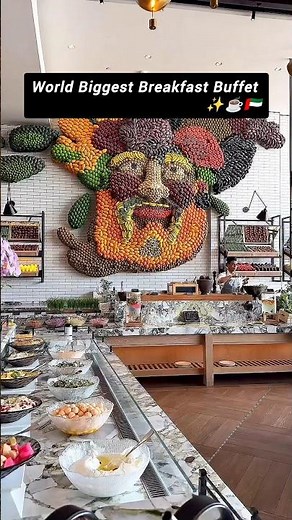 World Biggest Breakfast Buffet in Dubai ✨☕🇦🇪 | Rs. 7000 per Person | Experience Luxury Inside