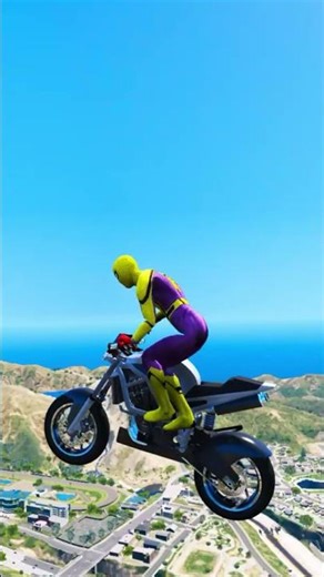 GTA 5 Spiderman Epic Jumps Compilation(GTA V Fails Funny Moments)